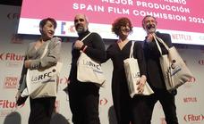 Actores y políticos visitan el stand de La Rioja en Fitur