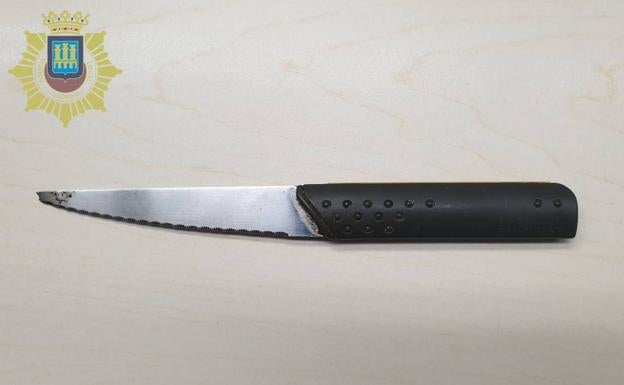 Detenido en Logroño por robar a varias personas a las que amenazó con un cuchillo