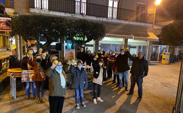 Gesto solidario en Quel contra el hambre