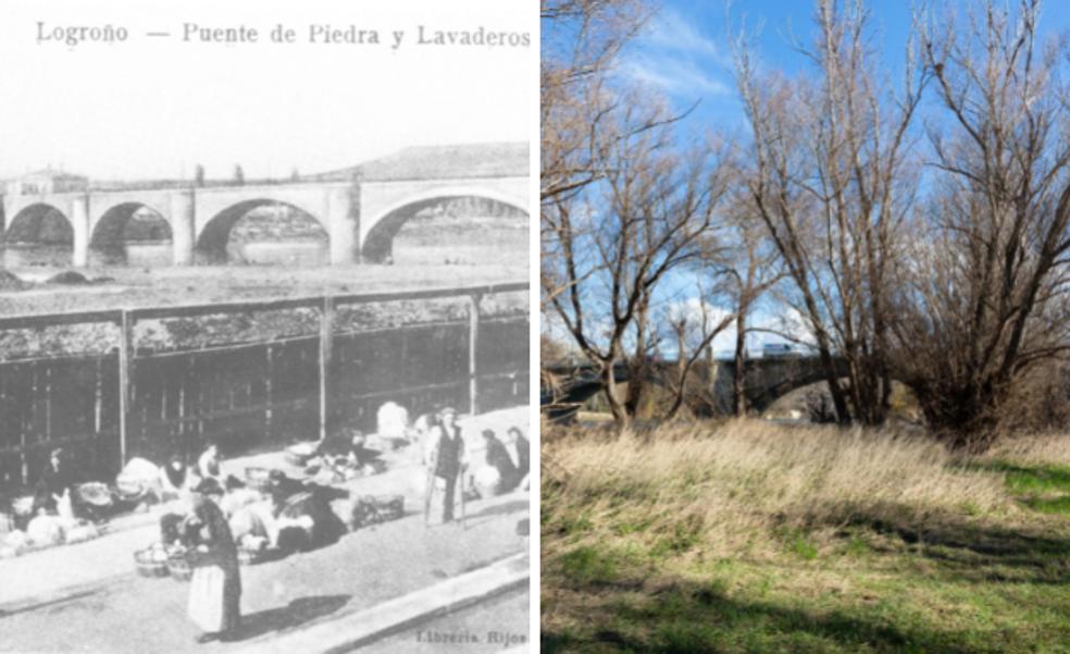 Lavando la ropa en el Ebro