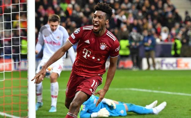 Coman evita el naufragio del Bayern en Salzburgo