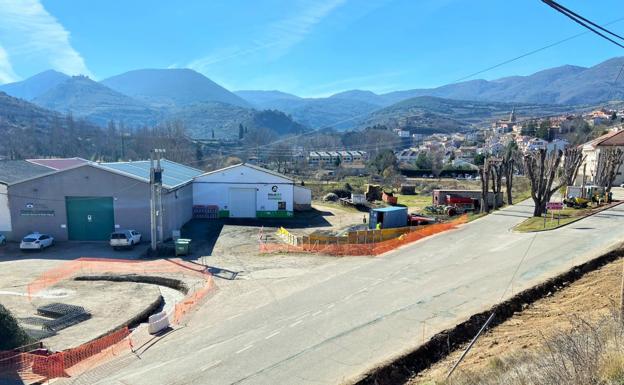Iniciada la obra de la nueva glorieta en Torrecilla en Cameros