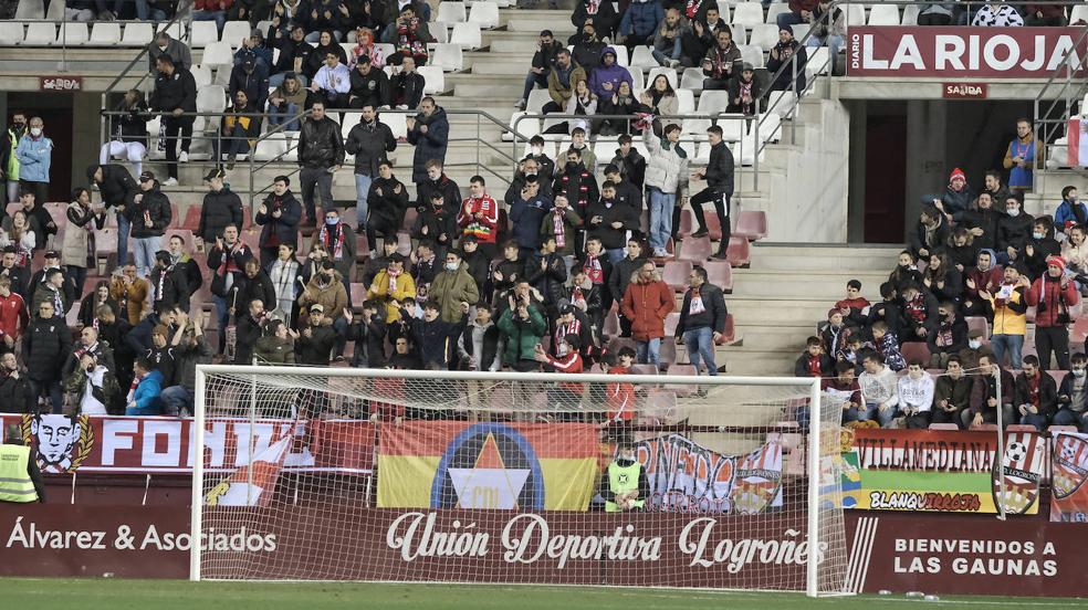 El partido y el ambiente del UD Logroñés-Rayo Majadahonda