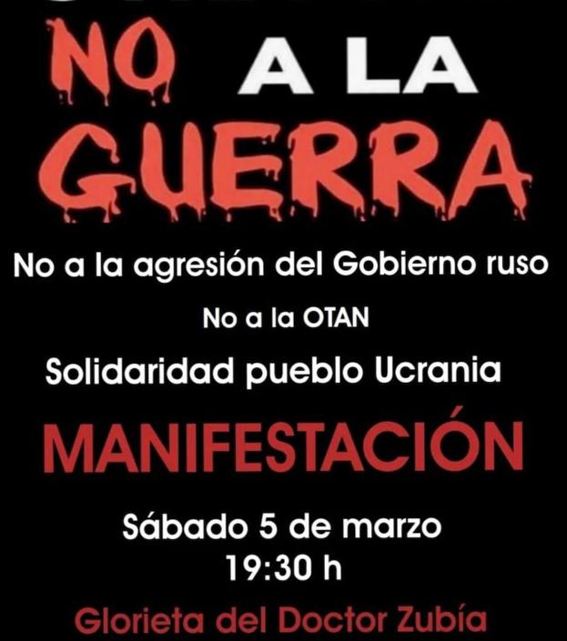 Otro grito de «no a la guerra y no a la OTAN» convocado por el Foro Social de La Rioja