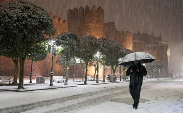 Frío, lluvia, nieve, viento y oleaje durante el fin de semana