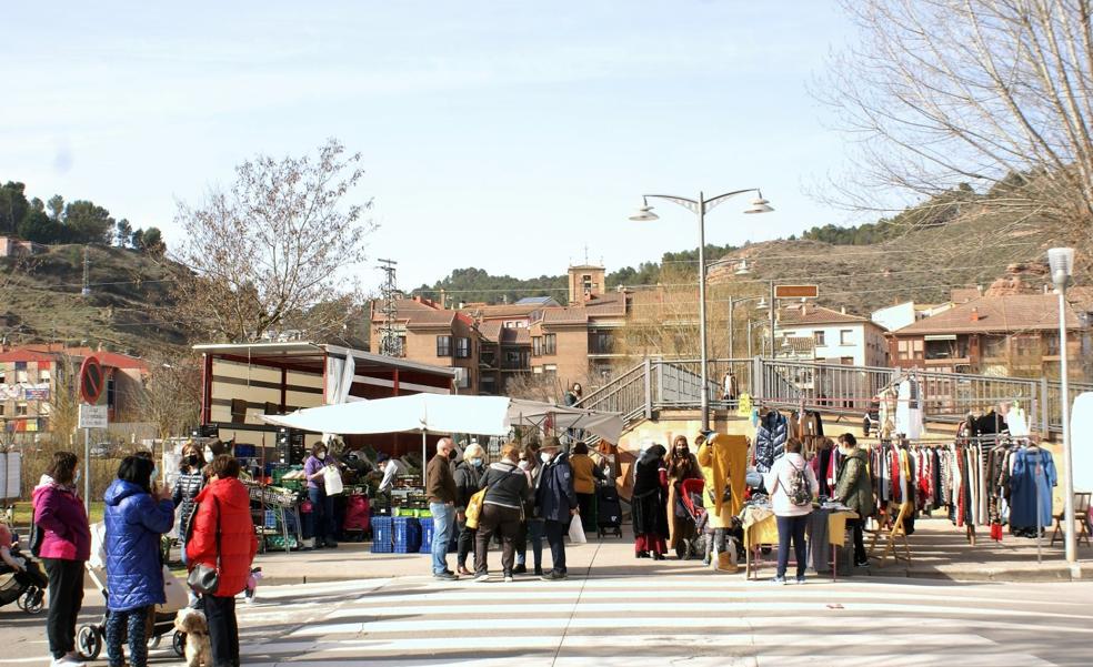 El mercadillo najerino sigue perdiendo puestos de venta