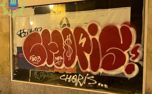 Identificados tres grafiteros que deterioraban inmuebles y locales en el centro de Logroño