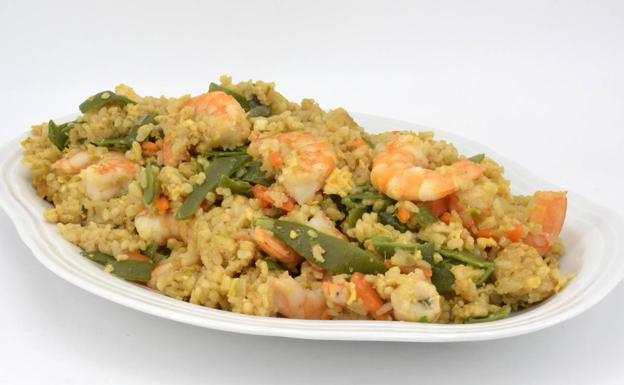 La receta de Javier Romero: arroz frito con verduras