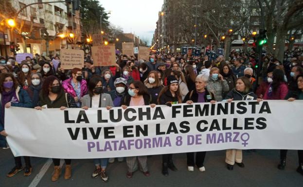 El feminismo riojano vuelve a enseñar su fuerza