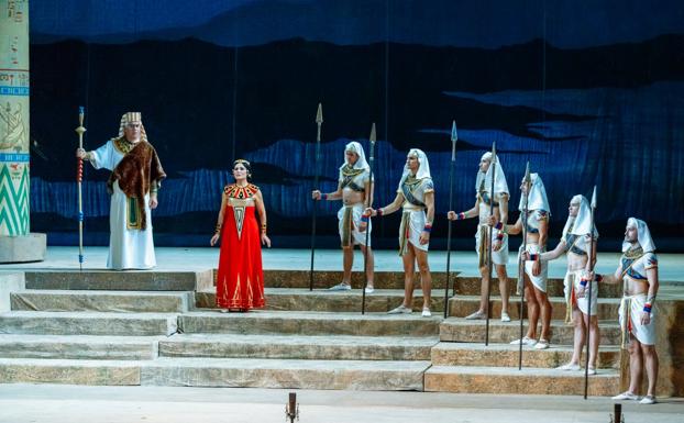 La ópera 'Aida' de Verdi y su Egipto faraónico, esta tarde en Riojafórum