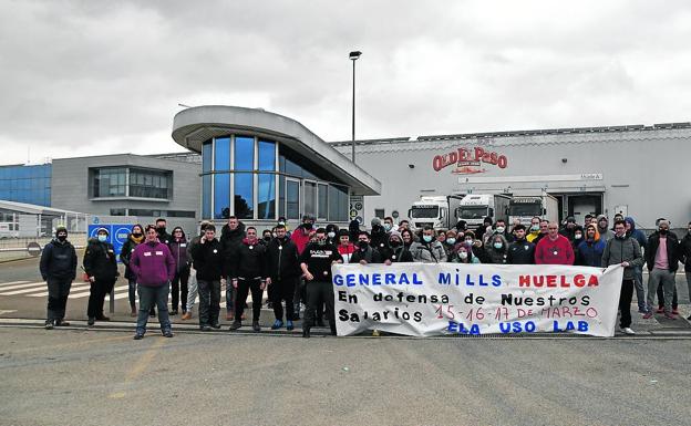Los trabajadores de General Mills secundan el primero de los tres días de huelga