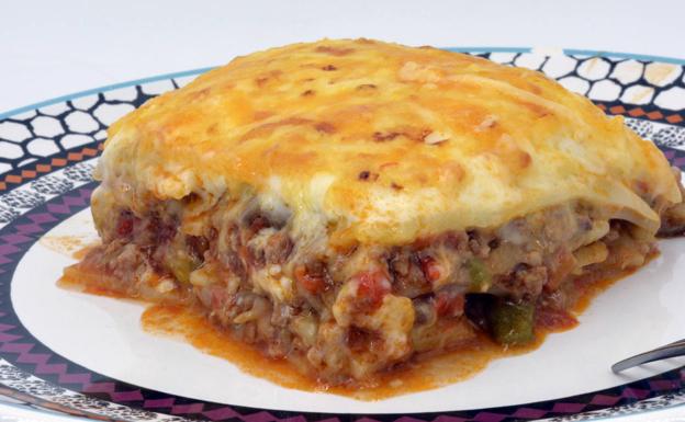 La receta de Javier Romero: lasaña de patata y carne
