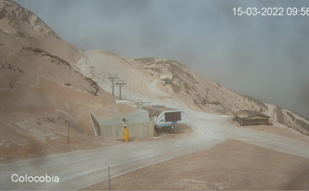La nieve es marrón en Valdezcaray