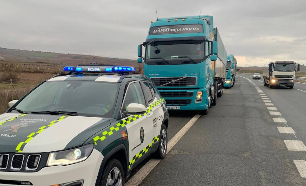 Sin autorización la marcha de los camioneros prevista este sábado en Logroño