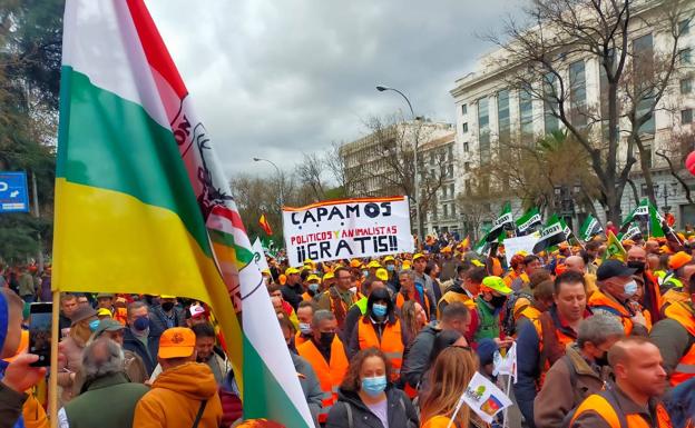 Las organizaciones agrarias califican de «éxito rotundo» la manifestación de Madrid en defensa del mundo rural