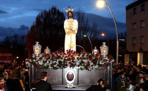 El vía crucis del Jesús Cautivo, protagonista del Lunes Santo