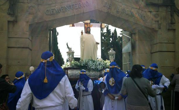 Procesión del Cristo resucitado el Domingo de Resurrección