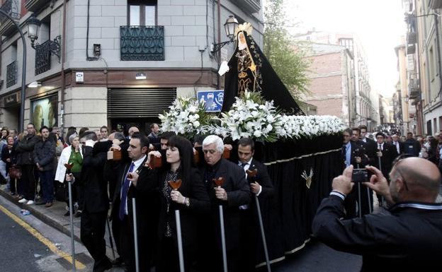 Hoy, procesión de Nuestra Señora de los Dolores, la primera de la Semana Santa logroñesa