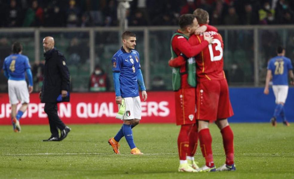 Batacazo de Italia, fuera del Mundial por segunda vez consecutiva