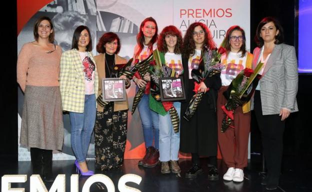Carmen Calvo dice en Logroño que «hay un feminismo por construir cada día»