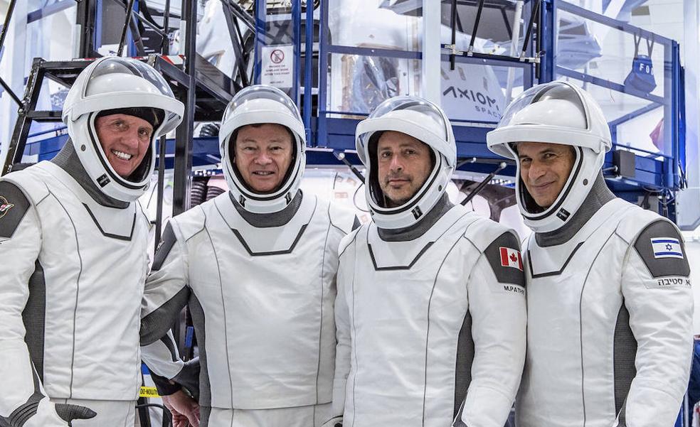 La primera misión privada a la estación espacial despega hoy con comandante español