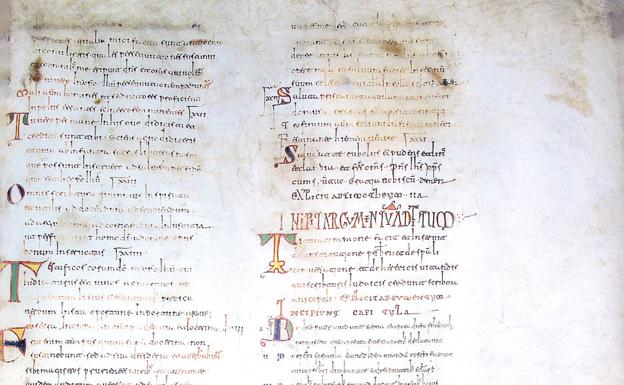 El IER recupera para su exposición un manuscrito de una Biblia Albeldense del siglo X