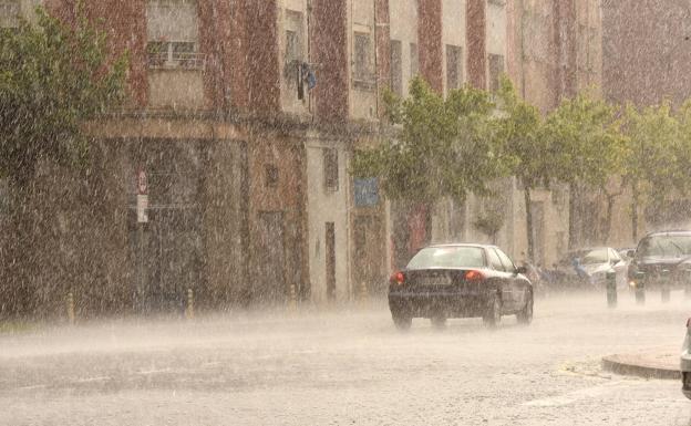 Alerta por posibles granizadas en zonas de La Rioja Alta en la tarde de este martes