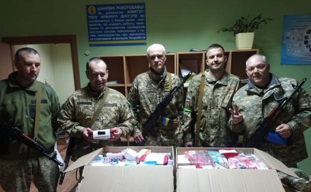 La ayuda de Navarrete llega al frente de Járkov