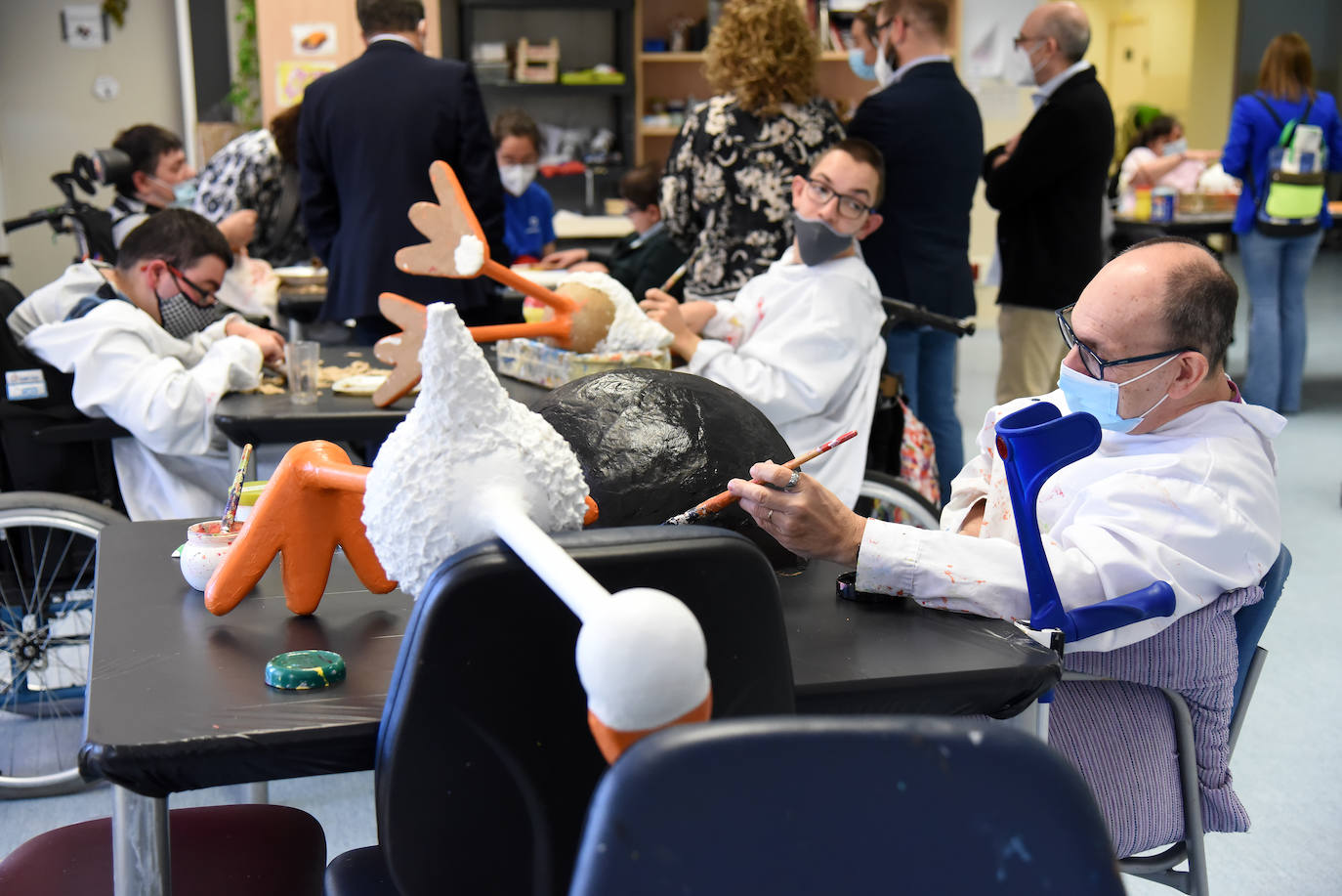 Recorrido por las instalaciones de Aspace-Rioja