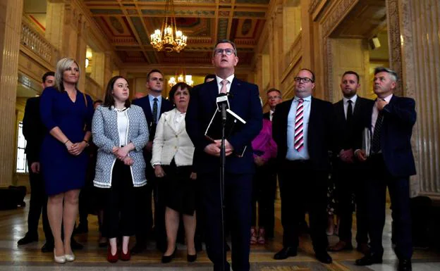 Los unionistas vinculan el nuevo Gobierno de Belfast a cambios en el Protocolo del 'brexit'