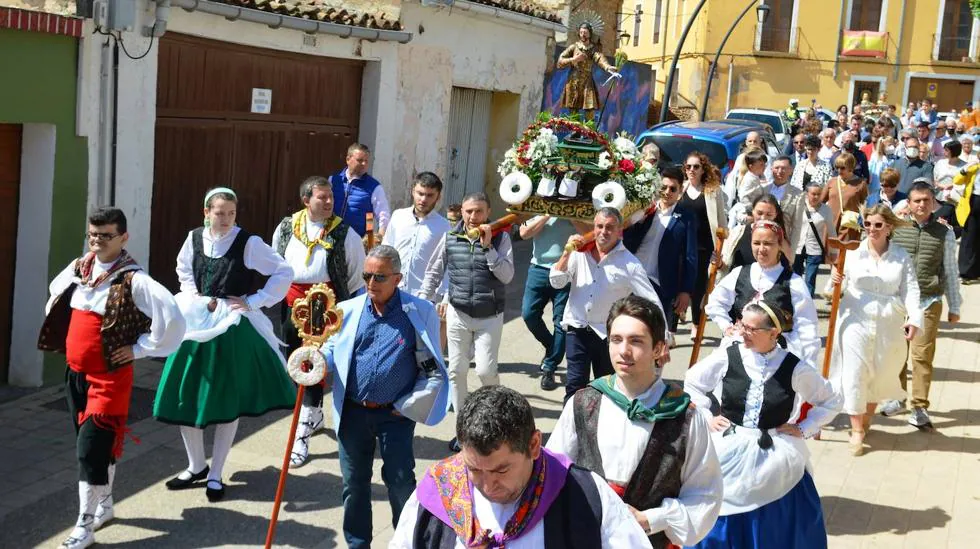 Procesión de San Isidro en Calahorra
