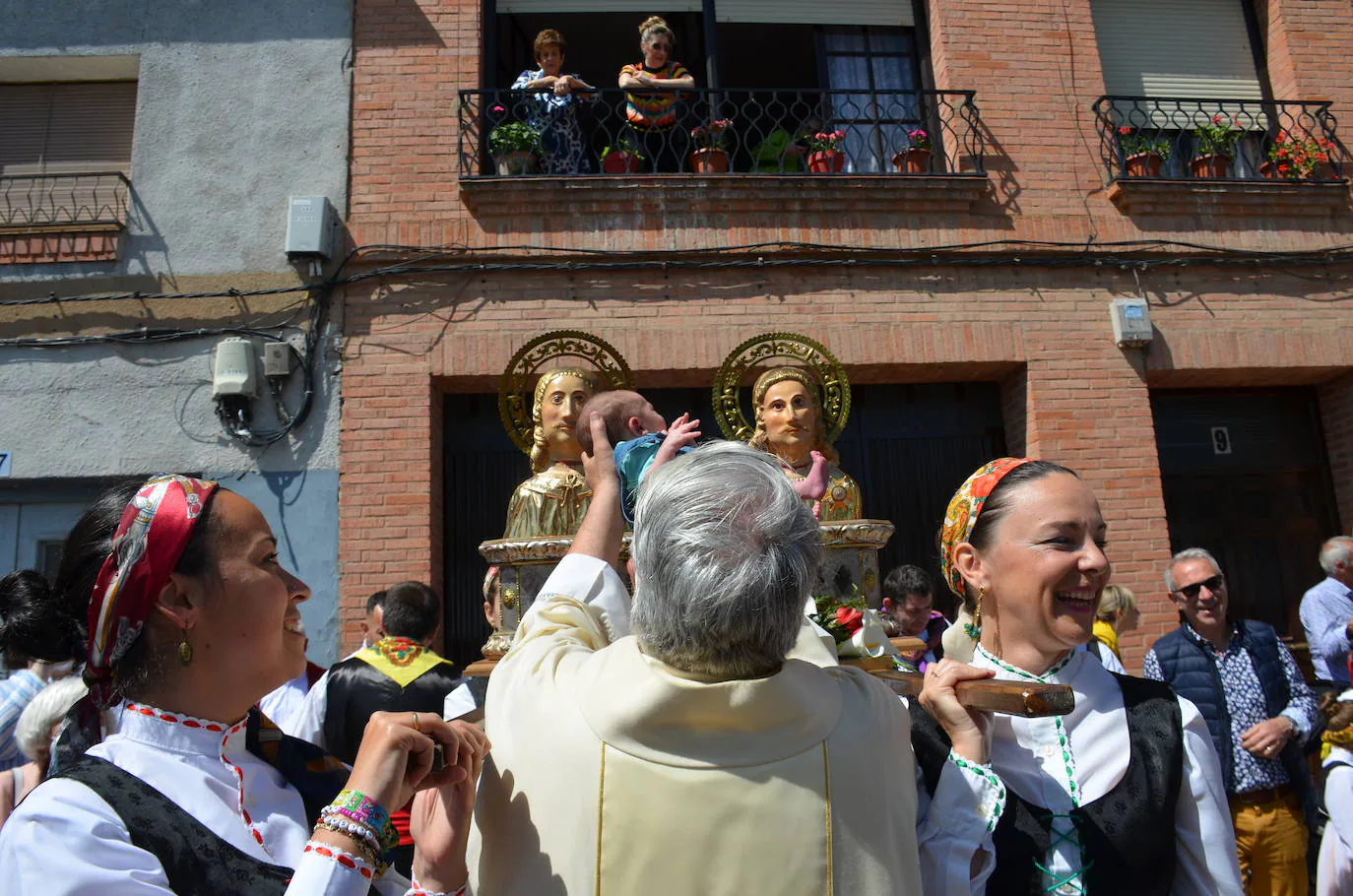 Procesión de San Isidro en Calahorra