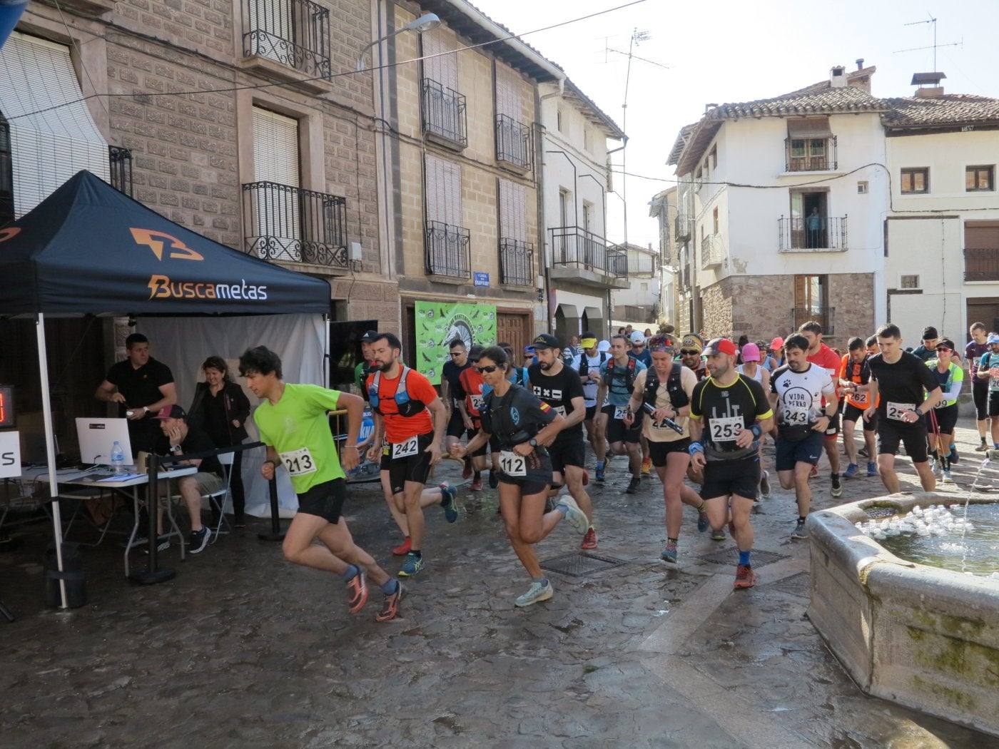 Nieva se estrena en el trail