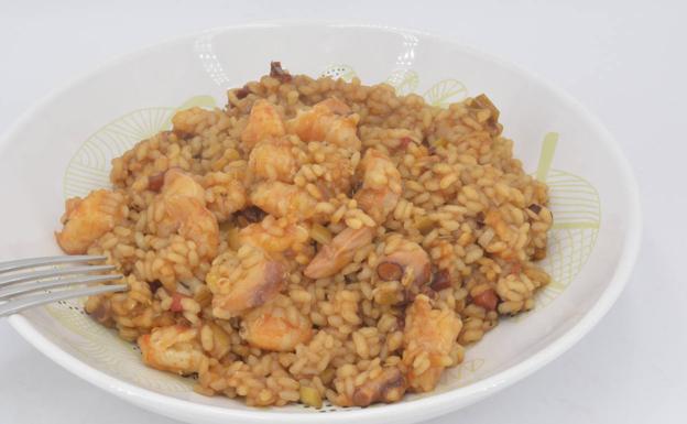 La receta de hoy de Javier Romero: arroz caldoso de pulpo y langostinos