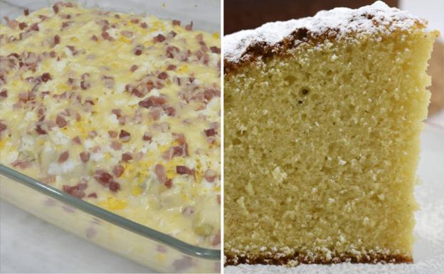 La receta de hoy de Javier Romero: espárragos gratinados y bizcocho de nata