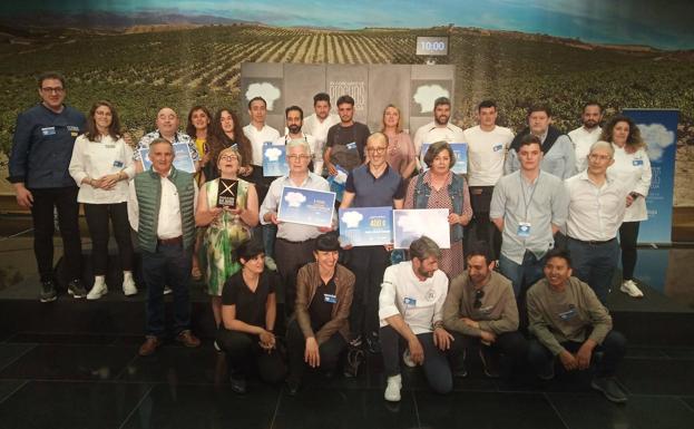 La Taberna de Ollauri, 'Delantal de Oro' con el pincho 'Buñuelo de queso camerano y cuello de cordero'