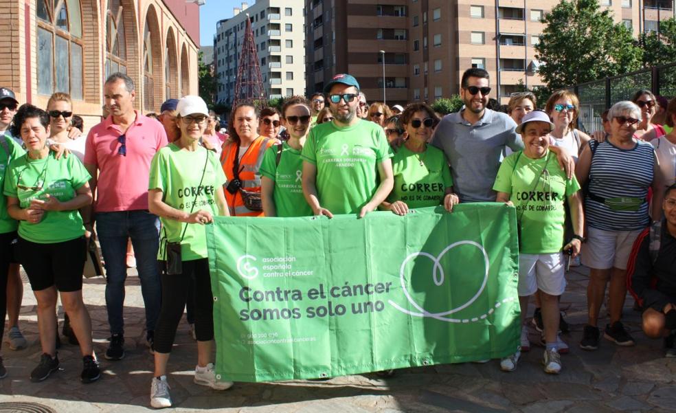 Pasos verdes de esperanza contra el cáncer