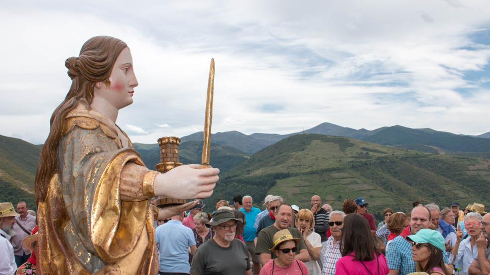 Ezcaray celebra la romería a la ermita de Santa Bárbara