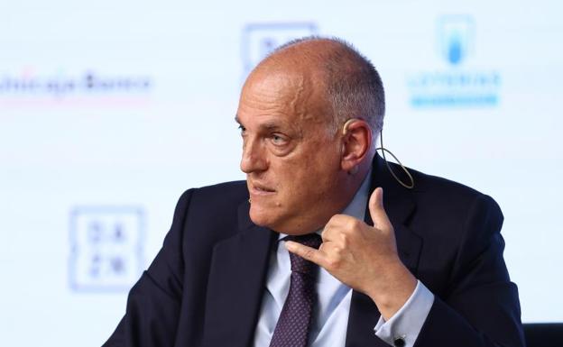 Tebas: «Yo también voy a denunciar a Rubiales por grabar conversaciones»