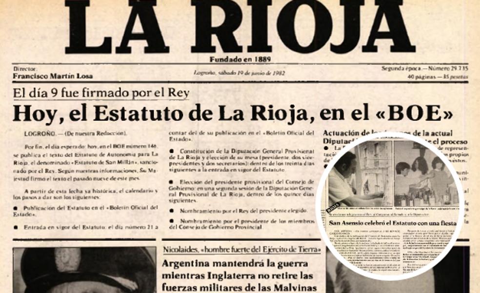 El BOE, un Rioja y el cohete festivo