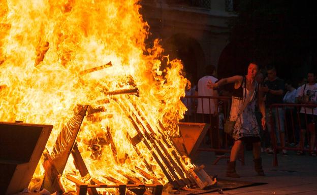 Siete hogueras en Logroño para la noche de San Juan