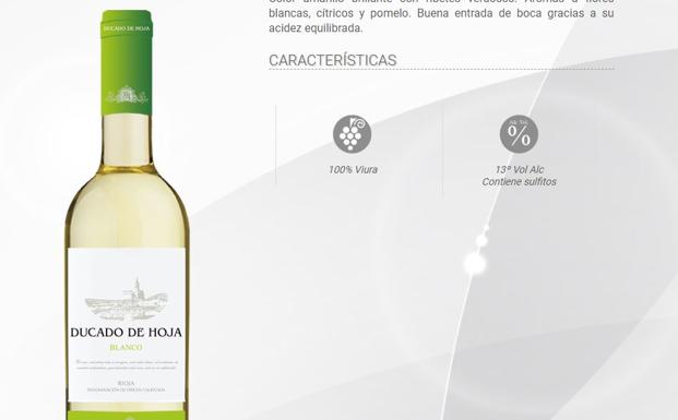 Ducado de Hoja, mejor blanco en EEUU