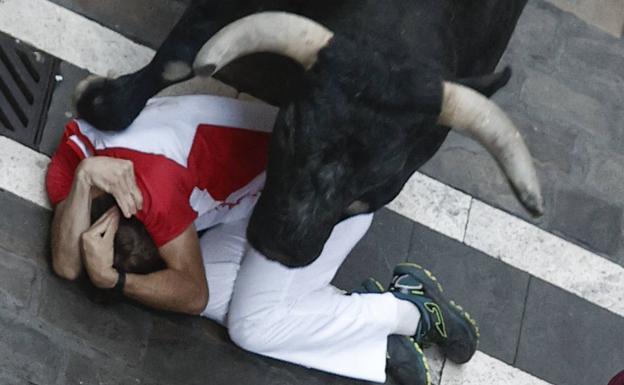 Herido un joven de Logroño en el encierro de San Fermín por un traumatismo testicular