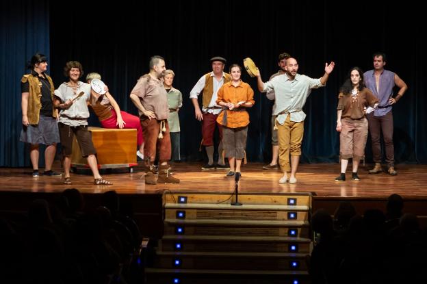 La TroUPe representa a Darío Fo en la Sala Berceo