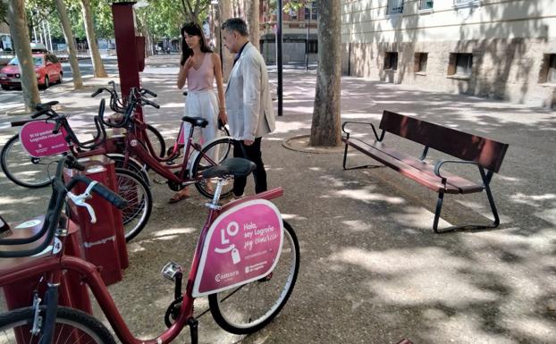 El PP plantea sustituir las bicis del servicio Bicilog por otras eléctricas