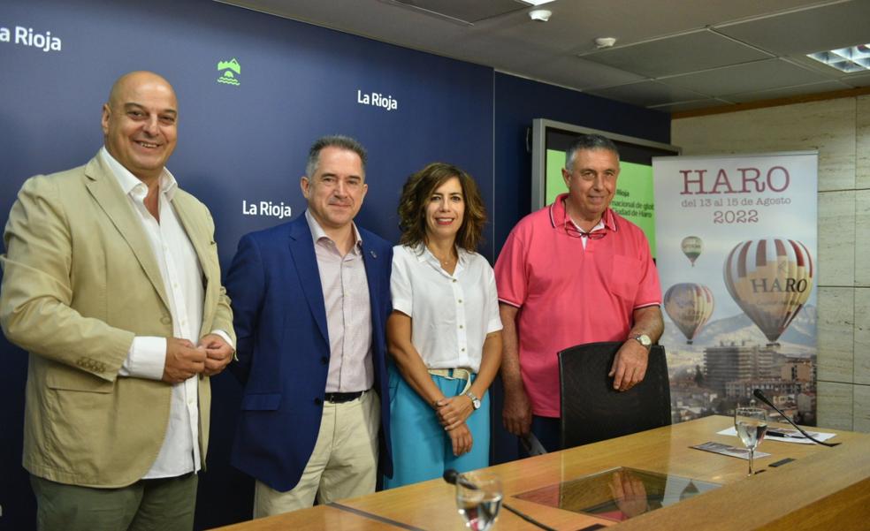 Haro destaca el impacto de la regata de globos en la dinamización de la localidad