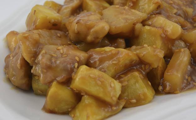 La receta de Javier Romero: pollo a la piña al estilo chino