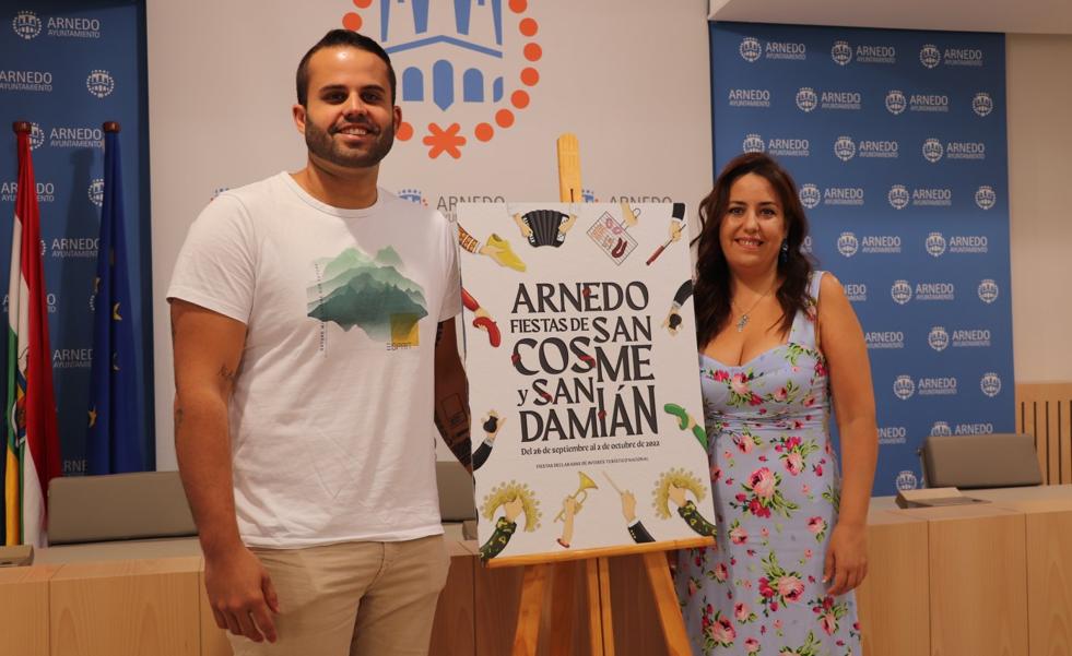 Pablo Calahorra anunciará las fiestas con un cartel homenaje a las manos de Arnedo