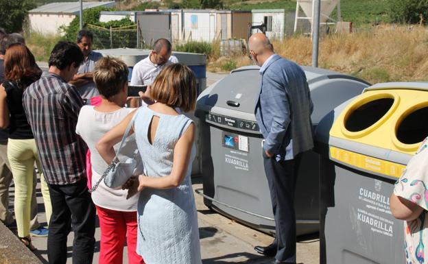 Elciego apuesta por el reciclaje con su innovadora recogida domiciliaria