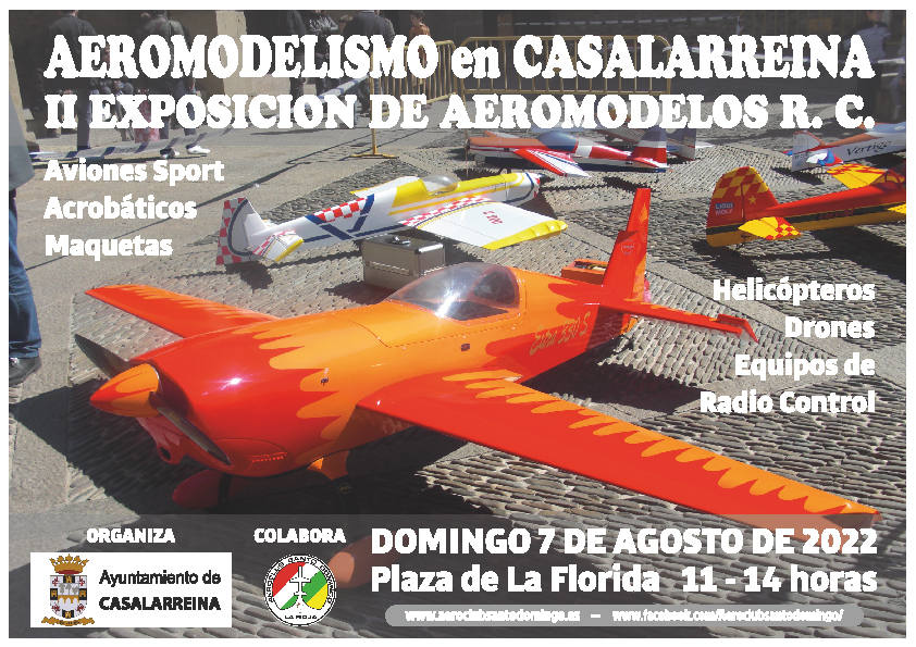 Casalarreina acoge mañana domingo una exposición de aeromodelismo